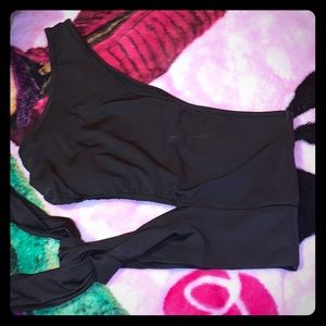 Crop top with a tie able bow on the side